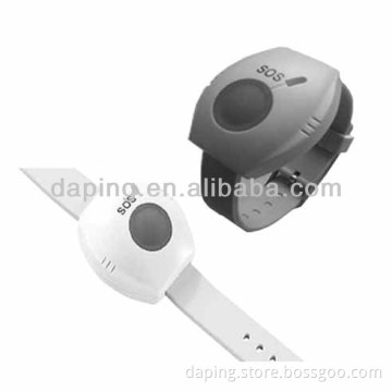waterproof SOS remote wrist panic button for anti Lost Alarm gsm